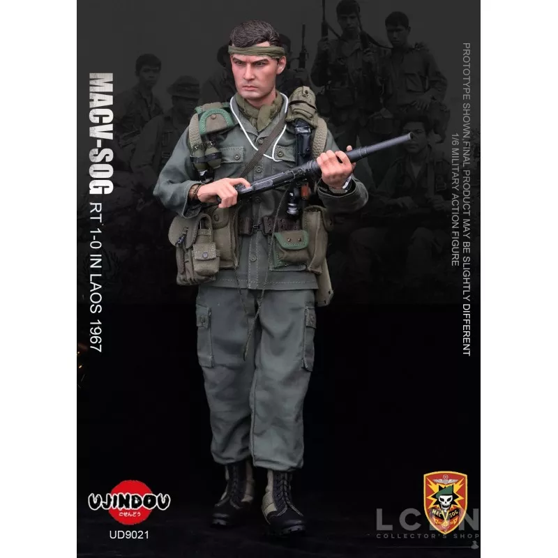 U.S. Army Military Vietnam MACV-SOG Recon Team 1-0 Laos 1967 Collectible Action Figure 1/6 UD9021