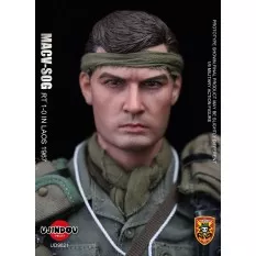 U.S. Army Military Vietnam MACV-SOG Recon Team 1-0 Laos 1967 Collectible Action Figure 1/6 UD9021