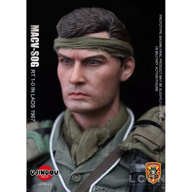 U.S. Army Military Vietnam MACV-SOG Recon Team 1-0 Laos 1967 Collectible Action Figure 1/6 UD9021