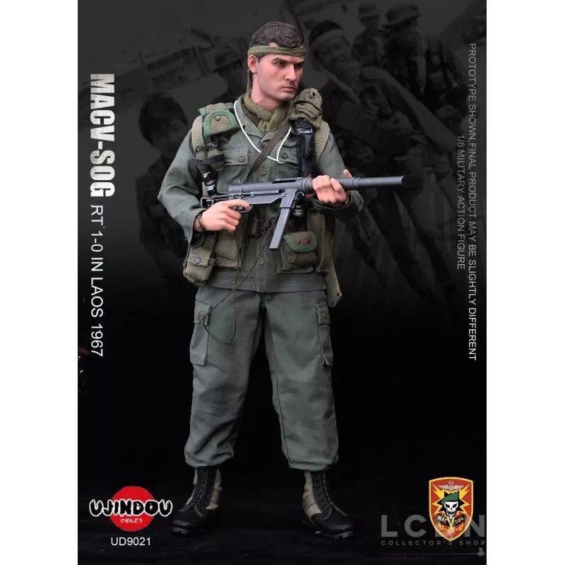 U.S. Army Military Vietnam MACV-SOG Recon Team 1-0 Laos 1967 Collectible Action Figure 1/6 UD9021