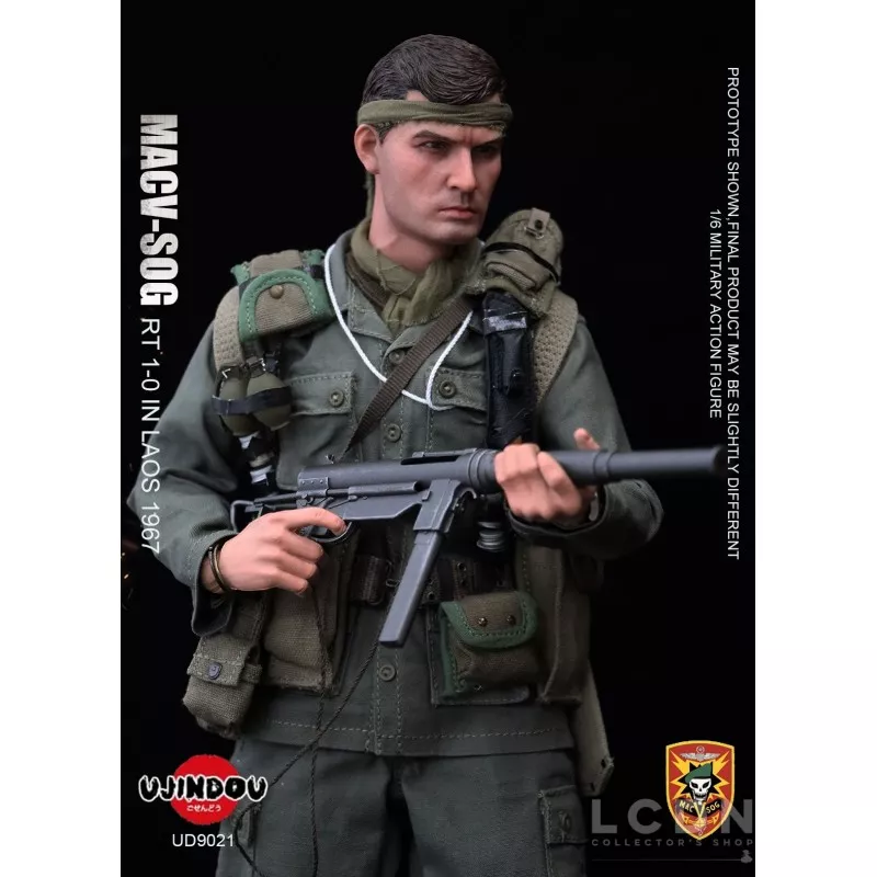 U.S. Army Military Vietnam MACV-SOG Recon Team 1-0 Laos 1967 Collectible Action Figure 1/6 UD9021
