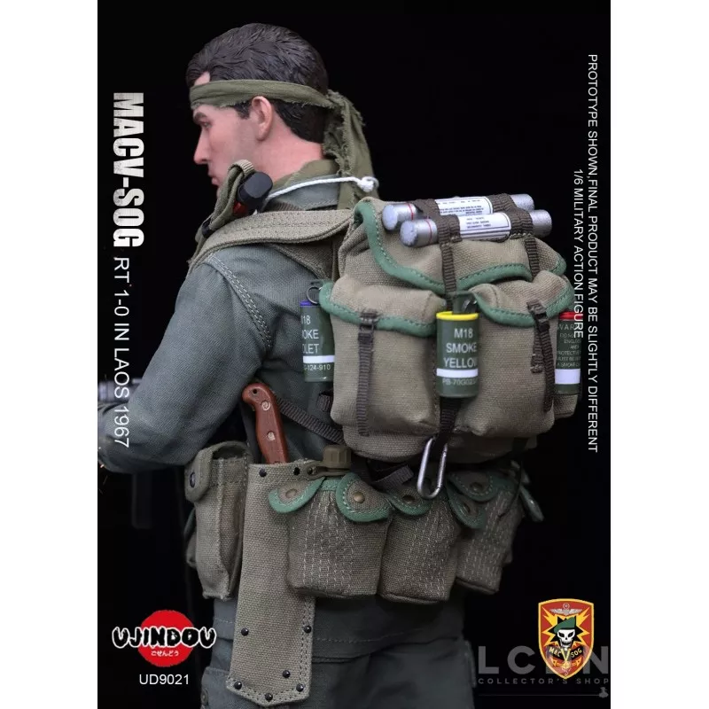 U.S. Army Military Vietnam MACV-SOG Recon Team 1-0 Laos 1967 Collectible Action Figure 1/6 UD9021