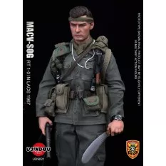 U.S. Army Military Vietnam MACV-SOG Recon Team 1-0 Laos 1967 Collectible Action Figure 1/6 UD9021