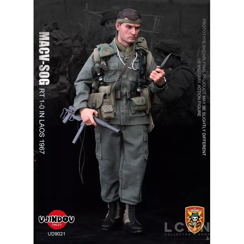 U.S. Army Military Vietnam MACV-SOG Recon Team 1-0 Laos 1967 Collectible Action Figure 1/6 UD9021