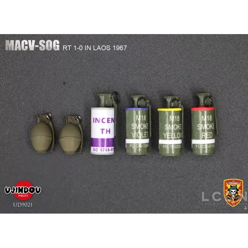 U.S. Army Military Vietnam MACV-SOG Recon Team 1-0 Laos 1967 Collectible Action Figure 1/6 UD9021