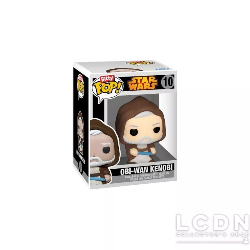 Star Wars Pack de 4 Bitty Pop! Luke Skywalker Obi-Wan Kenobi &amp; Jawa 2cm