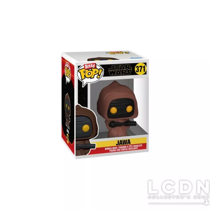 Star Wars Pack de 4 Bitty Pop! Luke Skywalker Obi-Wan Kenobi &amp; Jawa 2cm