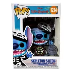 Lilo & Stitch POP! Disney Stitch Squelette Skeleton Exclusive CHASE n°1234
