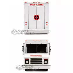 Deadpool Foodtruck Taco truck avec figurine Deadpool Jada Toys 99730 1/24