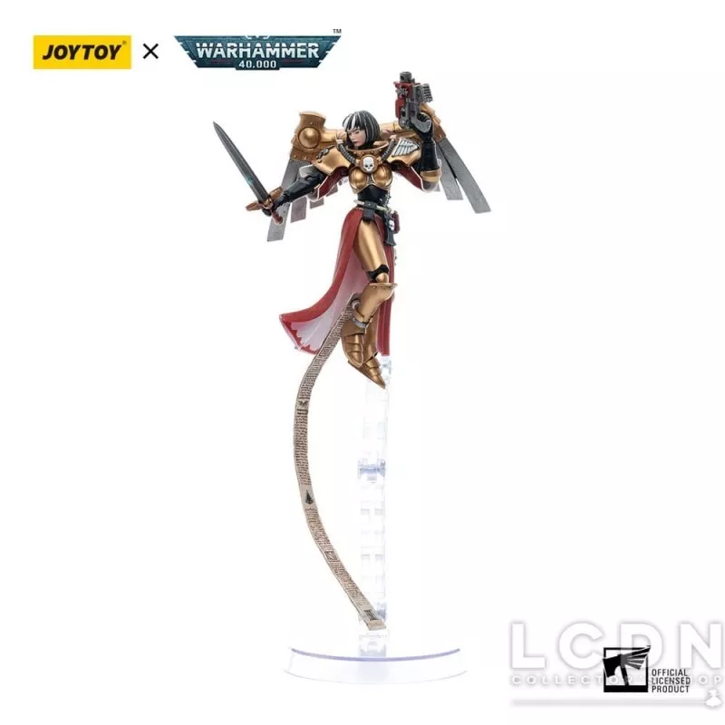 JOYTOY Warhammer 40K 1/18 Figurines d'action Adepta Sororitas Battle Sister Jurel Modèle de collection Pré-vente Montant disponible vers août