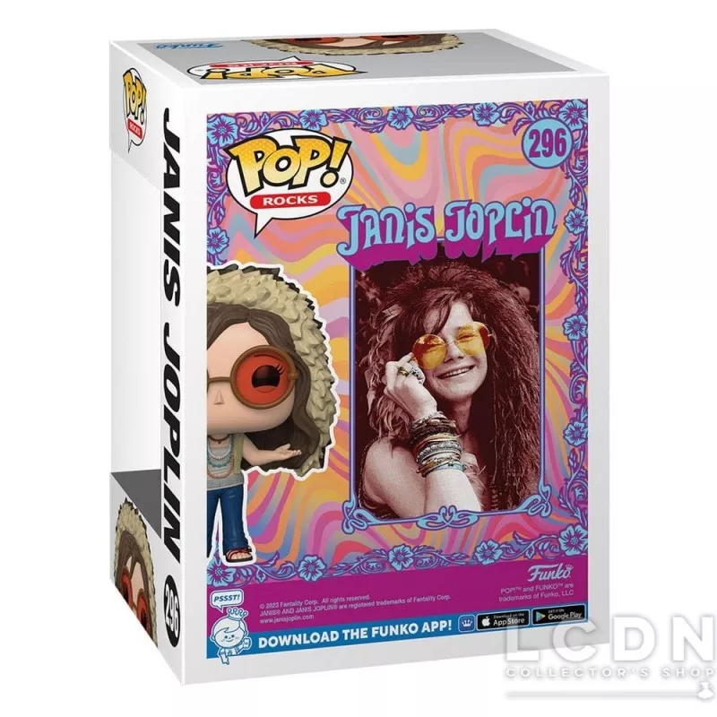 Janis Joplin POP! Rocks Vinyl Figure 10cm N°296