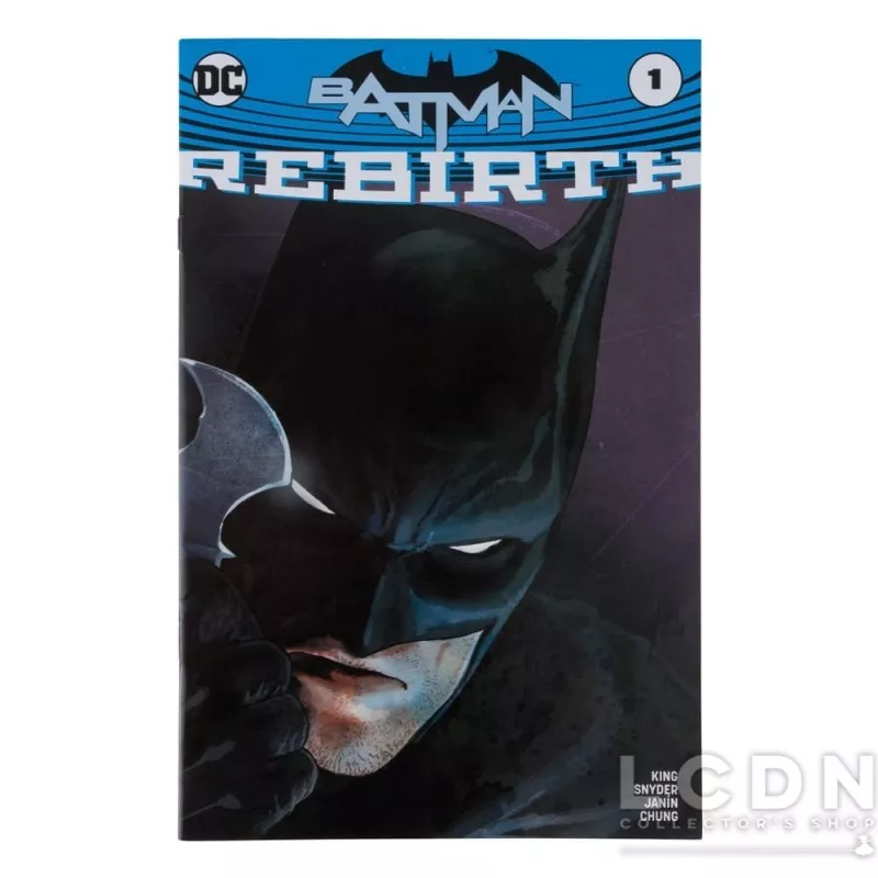 DC Direct Page Punchers Action Figure et Comic Book Batman (Rebirth) 8cm