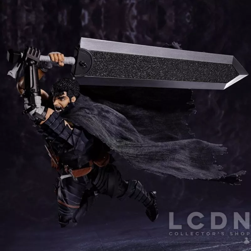 BERSERK FIGURINE GUTS BLACK SWORDSMAN 1/6 32 cm THREEZERO IN STOCK