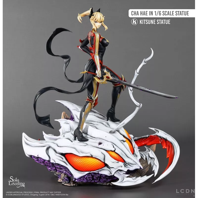 Solo Leveling Statue 1/6 Cha Hae by Kitsune 37cm