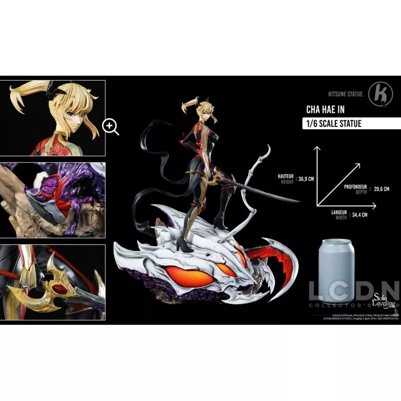 Solo Leveling Statue 1/6 Cha Hae by Kitsune 37cm