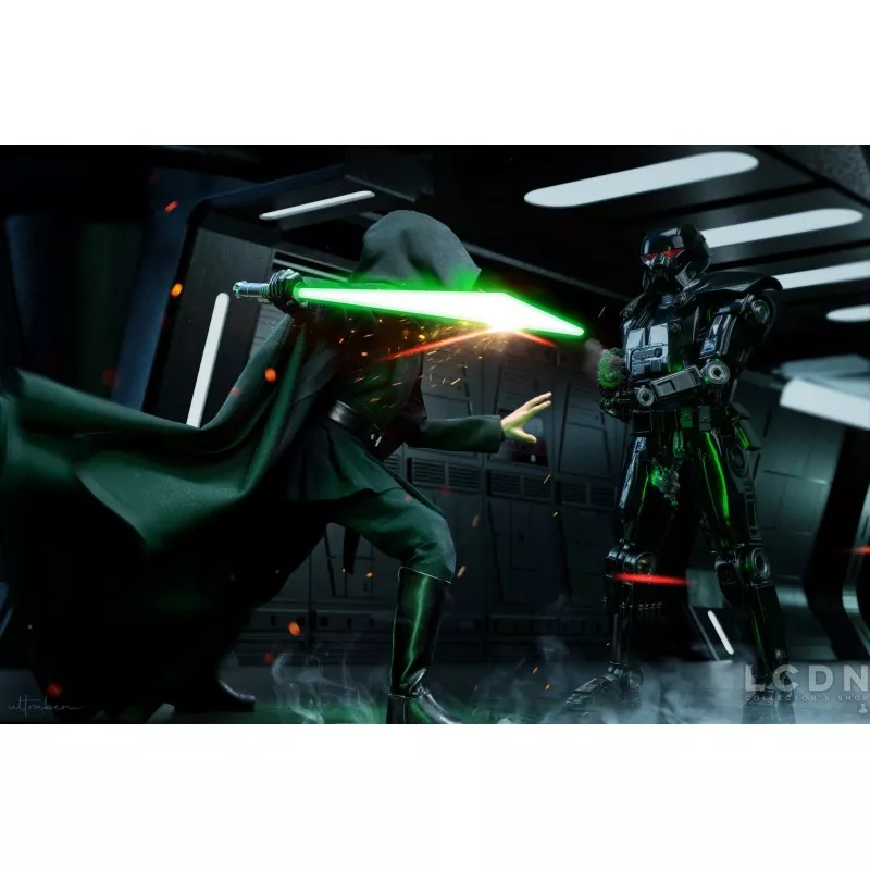 Hot Toys DX22 Star Wars The Mandalorian Collectible Action Figurine 1/6 Luke Skywalker 28cm