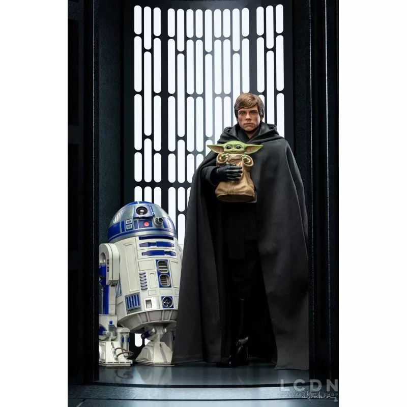 Hot Toys DX22 Star Wars The Mandalorian Collectible Action Figurine 1/6 Luke Skywalker 28cm