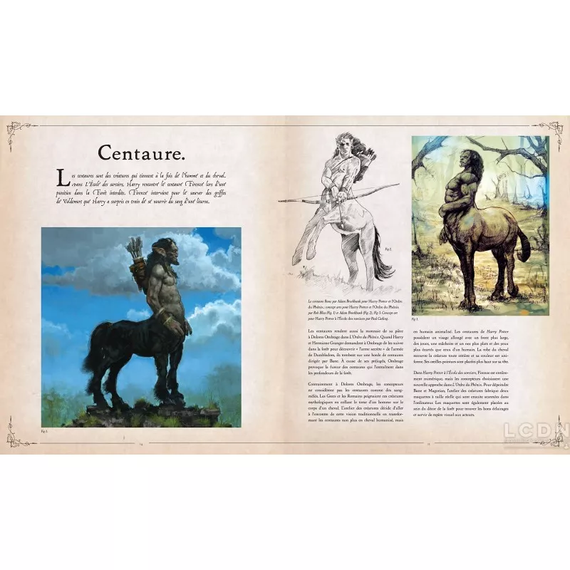 Harry Potter Artbook Le Grand Livre des Créatures *French*