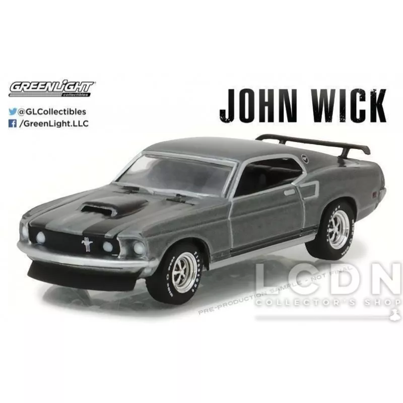 John Wick 1969 Ford Mustang BOSS 429 1/64