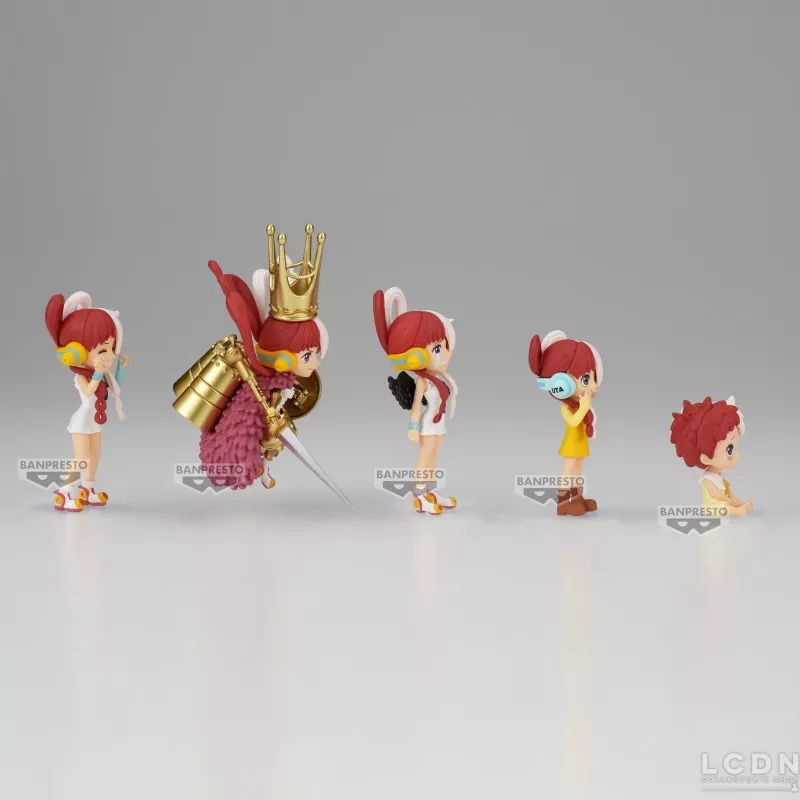 One Piece Film Red Set of 5 Figures WCF Uta Collection 7cm
