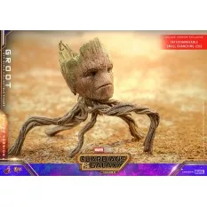 Hot Toys MMS707 Les Gardiens de la Galaxie Vol. 3 Collectible Action Figure 1/6 Groot (Deluxe Version) 32cm