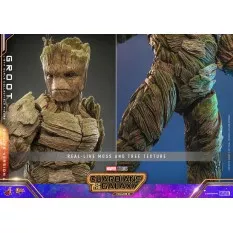 Hot Toys MMS707 Les Gardiens de la Galaxie Vol. 3 Collectible Action Figure 1/6 Groot (Deluxe Version) 32cm