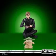 Star Wars: Le Livre de Boba Fett Vintage Collection Action Figurine Luke Skywalker & Grogu 10cm