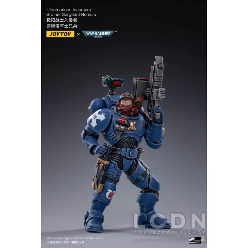 Warhammer 40k Pack of 4 Action Figures 1/18 Ultramarines Incursors 12cm