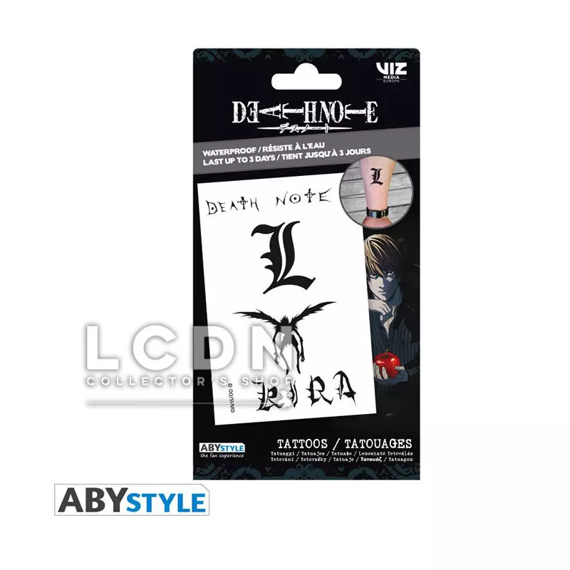 Death Note 5-Pack Tattoos