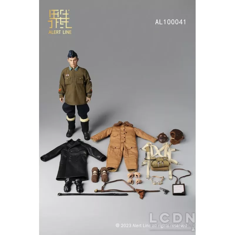 WWII Soviet Air Force Ace Pilot Collectible Action Figure 1/6 Alert Line AL100041