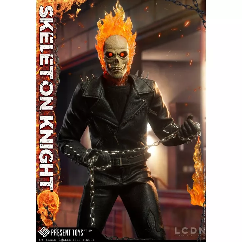 PRESENT TOYS 1/6 スケリトン ナイト  PT-sp59 Pre-order PRESENT TOYS PT-sp59 1/6 Ghost Rider 12