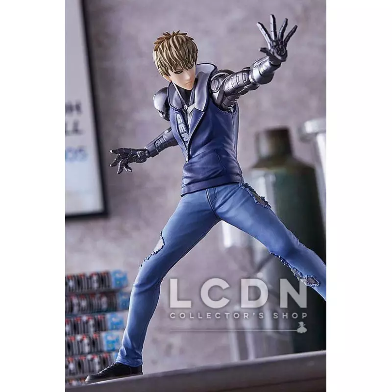 One punch deals man genos hoodie
