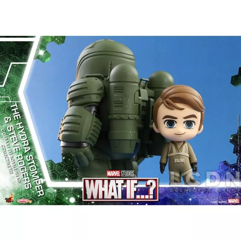 What If...? Figure Cosbaby (S) Hydra Stomper &amp; Steve Rogers 10cm