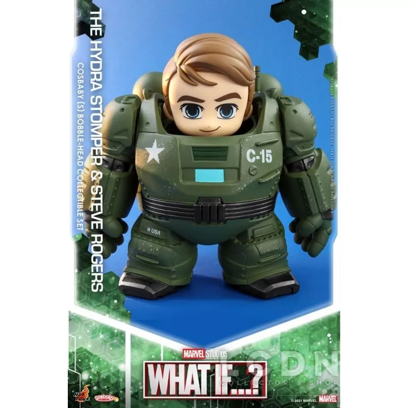 What If...? Figure Cosbaby (S) Hydra Stomper &amp; Steve Rogers 10cm