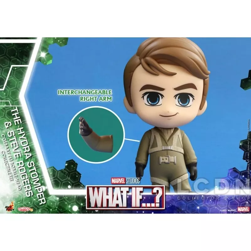 What If...? Figure Cosbaby (S) Hydra Stomper &amp; Steve Rogers 10cm