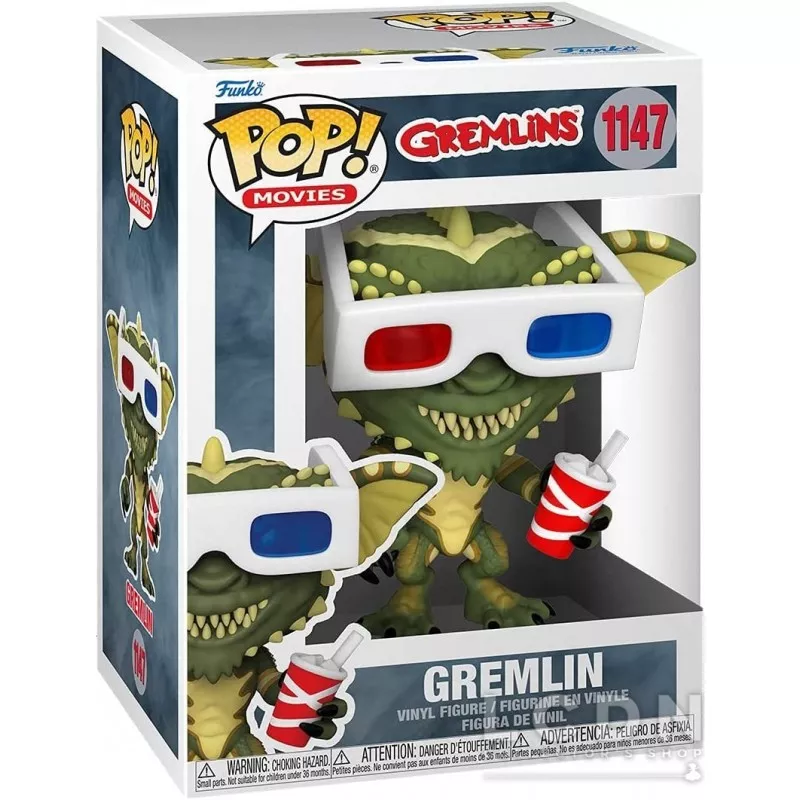 Gremlins POP! Movies Gremlin with 3D Glasses Vinyle Figurine 10cm N°1147