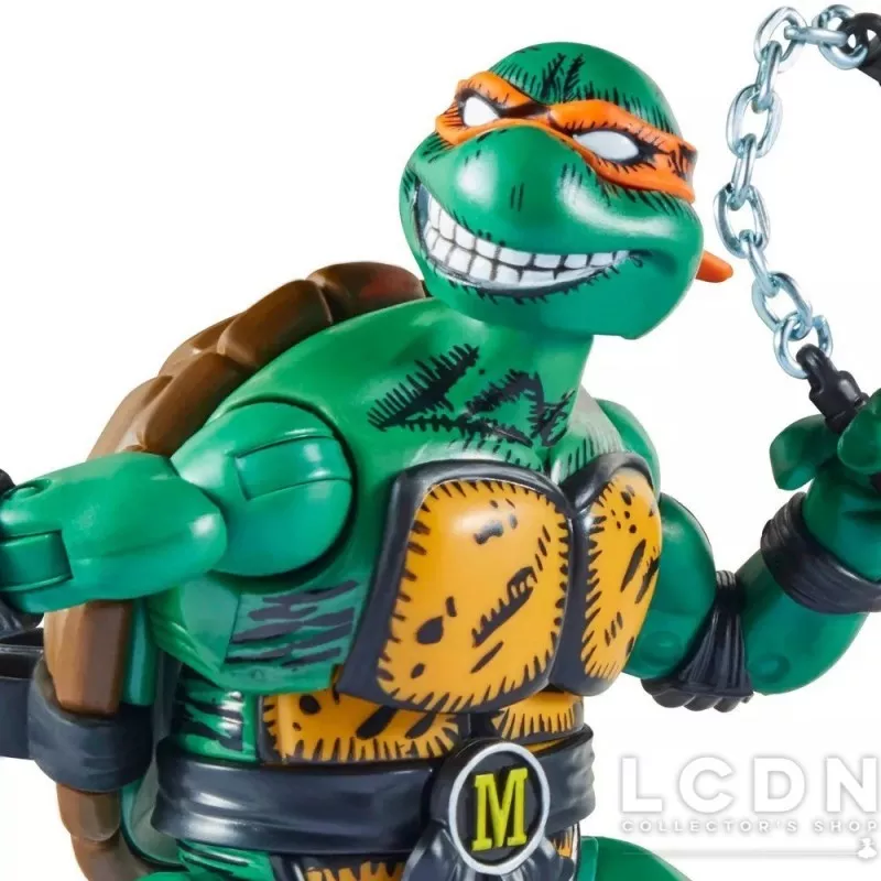 TMNT vs Street Fighter Pack of 2 Action Figures Mike vs Chun Li 15cm