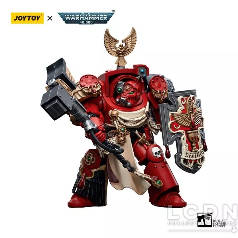 Warhammer 40k Action Figurine 1/18 Blood Angels Assault Terminators Brother Davinos 12cm