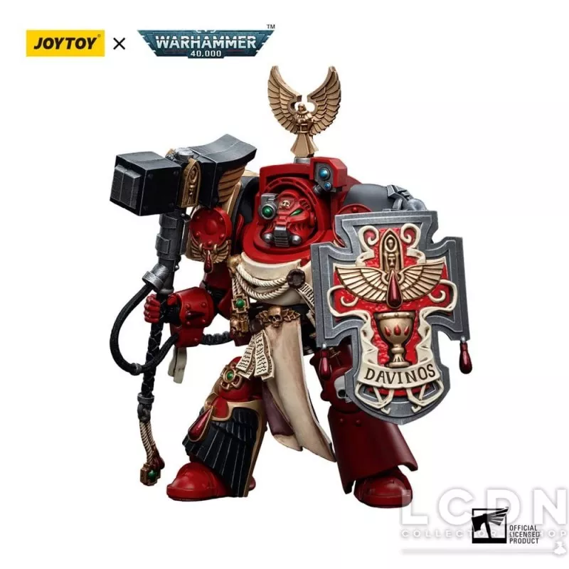 Warhammer 40k Action Figurine 1/18 Blood Angels Assault Terminators Brother Davinos 12cm