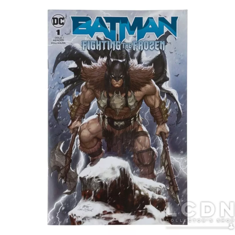 DC Direct Page Punchers Action Figurine &amp; Comic Book Batman (Batman: Fighting The Frozen Comic) 18cm