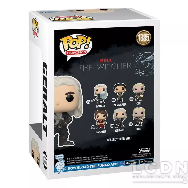 The Witcher POP! Télévision Geralt Vinyle Figurine 10cm N°1385