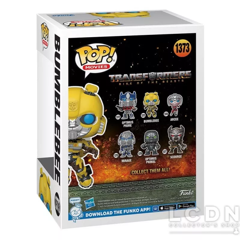 Transformers Rise of the Beasts POP! Movies Bumblebee Vinyle Figurine N°1373