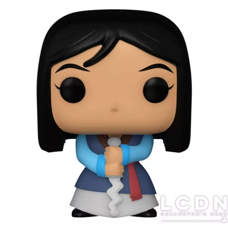 Disney Princess Pack of 4 Bitty Pop! Ariel Mulan Tiana 2cm