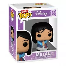 Disney Princess Pack of 4 Bitty Pop! Ariel Mulan Tiana 2cm