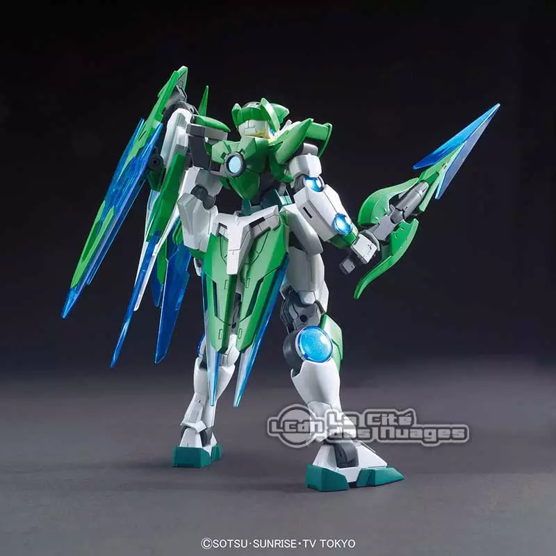 HG Gundam 00 Build Fighter Gundam Sia Qanta 1/144 Maquette 12cm
