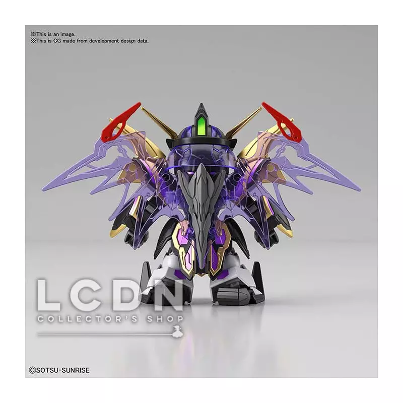 SD Sangoku Soketsuden Xu Huang Gundam Deathscythe Maquette 8cm