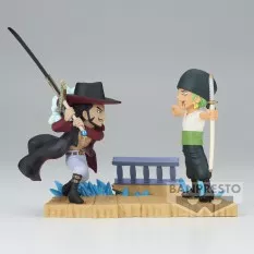 One Piece Figure WCF Log Stories Roronoa Zoro Vs Dracule Mihawk 7cm