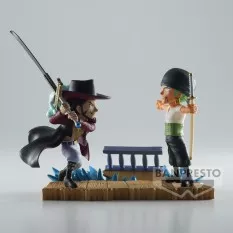 One Piece Figure WCF Log Stories Roronoa Zoro Vs Dracule Mihawk 7cm