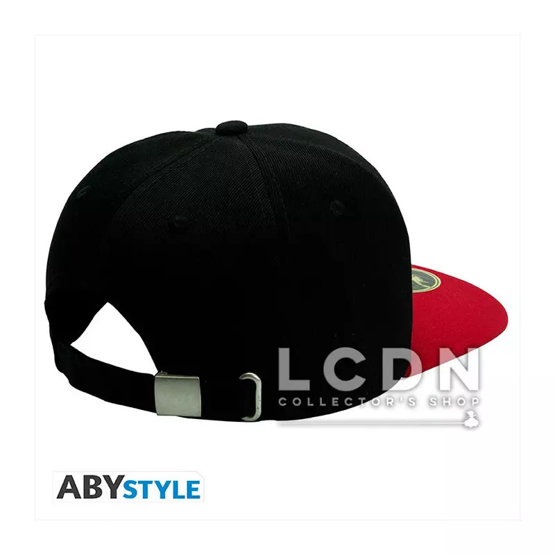 Grendizer Snapback Cap Black &amp; Red