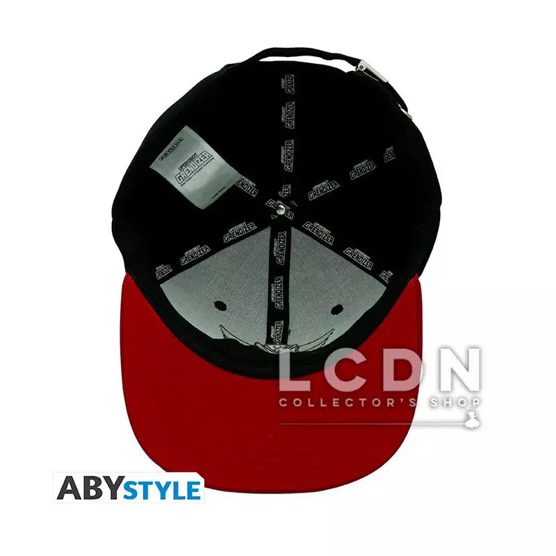 Grendizer Snapback Cap Black &amp; Red